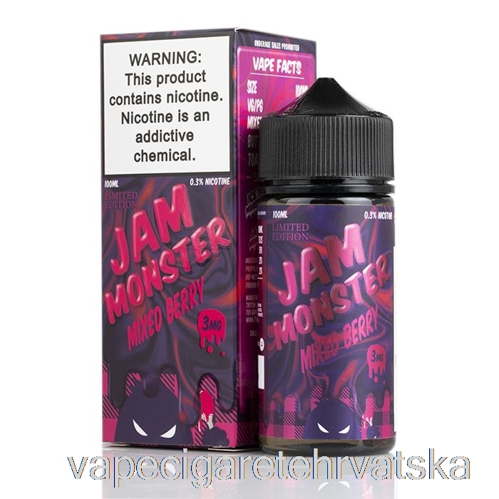 Vape Hrvatska Mixed Berry - Pekmez Monster - 100ml 3mg
